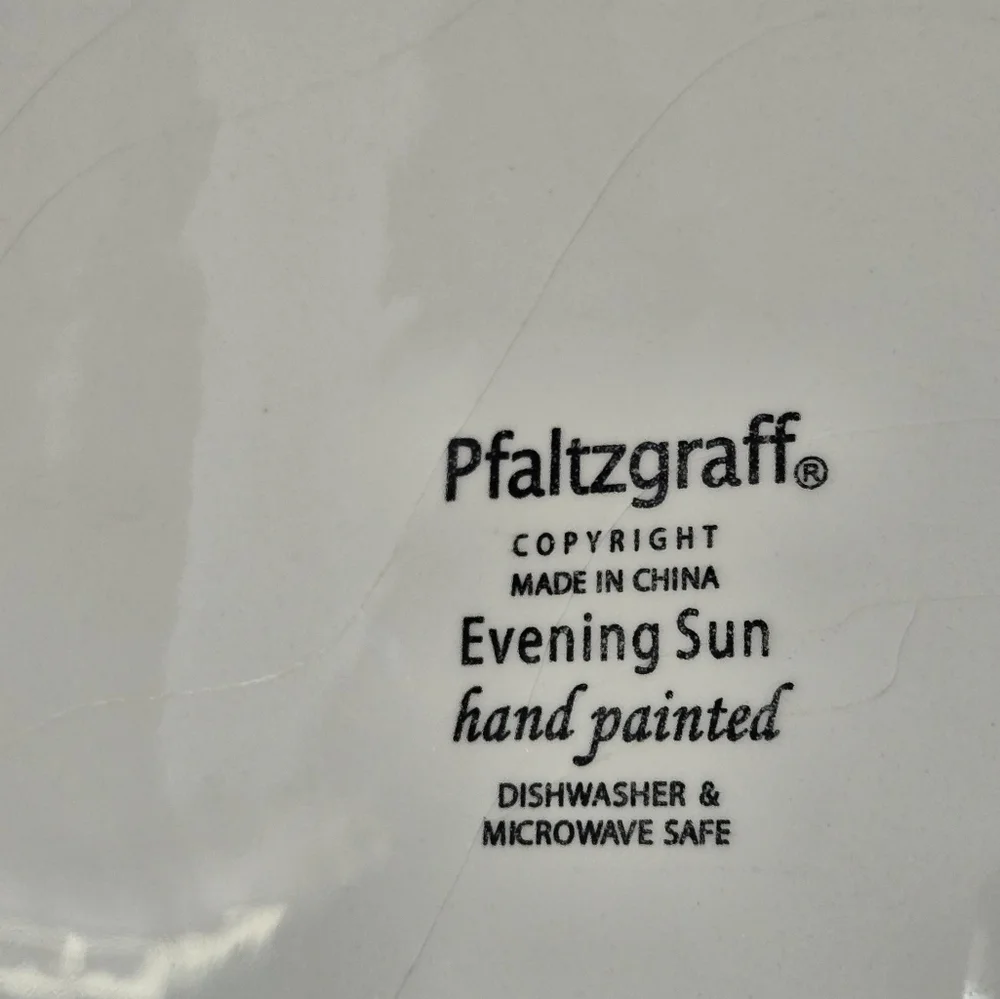 Pfaltzgraff Evening Sun Sandwich Appetizer Plate with Rim Retired EUC 2
